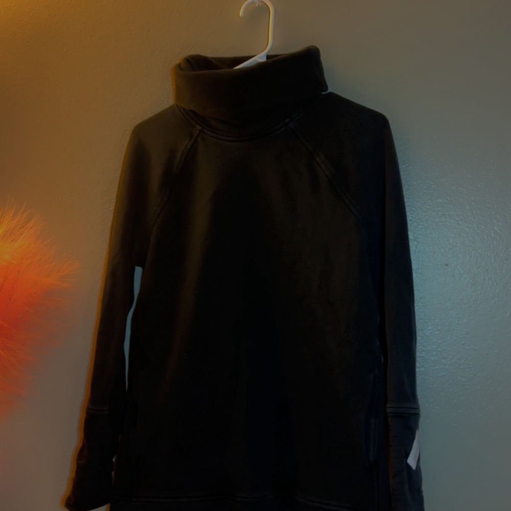 lululemon athletica Black Cowl Neck Sweater